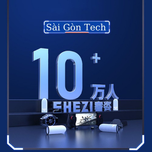 Găng tay chơi game Memo, Shezi sợi bạc cao cấp 2 ngón, Bao tay chống mồ hôi các ngón hiệu quả khi chơi game