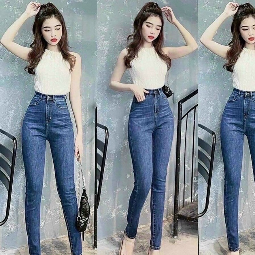 Quần jean nữ rách lưng cao skinny ôm dáng, quần bò nữ đẹp chất jeans co giãn (nhiều mẫu) thời trang A-T Fashion - MQ618 | BigBuy360 - bigbuy360.vn