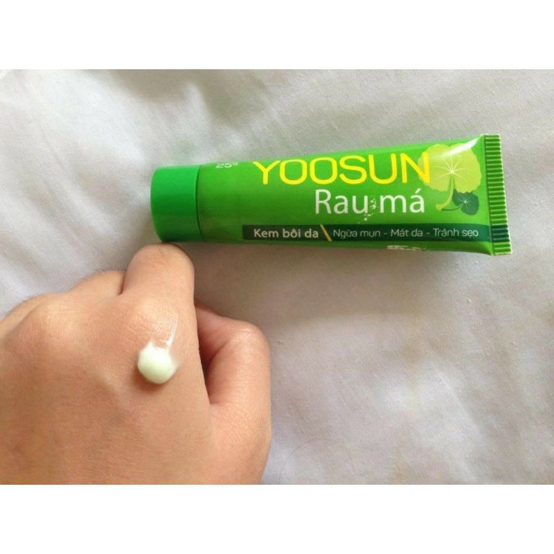 CHÍNH HÃNG TỪ NHÀ SẢN XUẤT] Kem bôi da Yoosun Rau Má - Dịu mẩn ngứa, ngừa mụn, nhanh liền sẹo