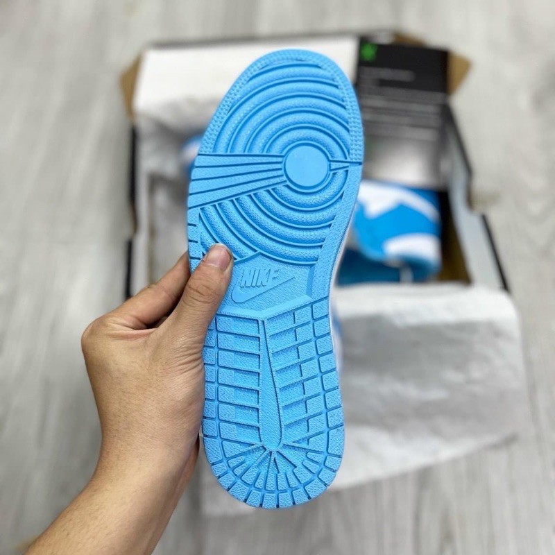 (FREESHIP+QUÀ TẶNG) Giày thể thao AIR JORDAN 1 Retro High UNC xanh trắng cổ cao cực đẹp | BigBuy360 - bigbuy360.vn