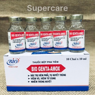 Combo 5 lọ bio genta amox bột 10gr - viêm phổi tiêu chảy viêm ruột