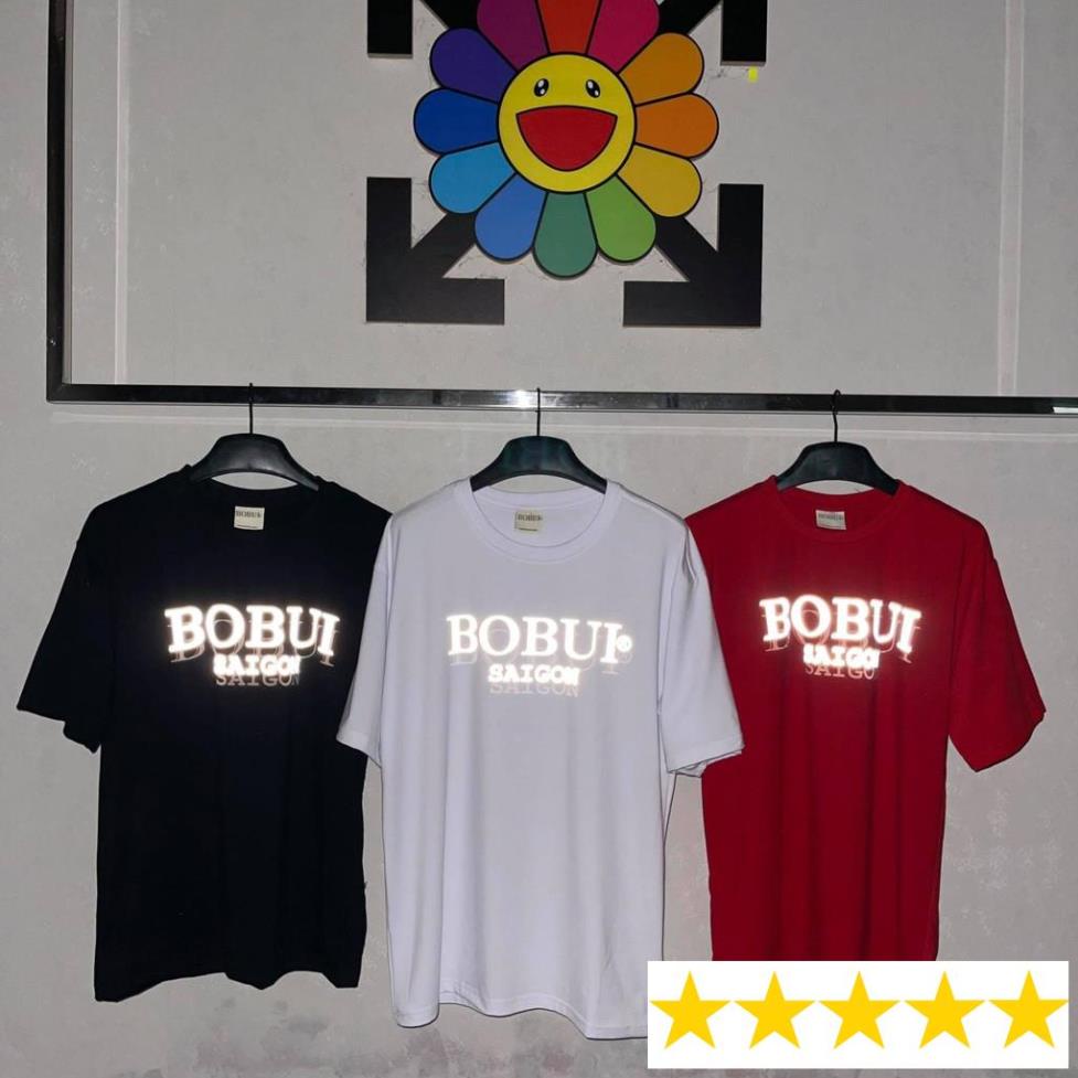 Áo Thun unisex bobui phản quang Full Tag LOGO