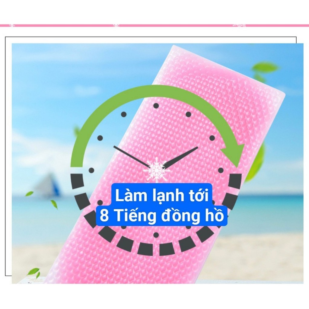 Set 2 Miếng Dán Lạnh Làm Mát Cơ Thể Chống Nóng Hạ Sốt  Hương Thơm Trái Cây Mùa Hè GD16