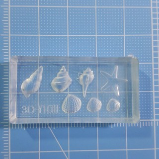 Khuôn silicon sinh vật biển cho keycap -nail 3d - đất sét
