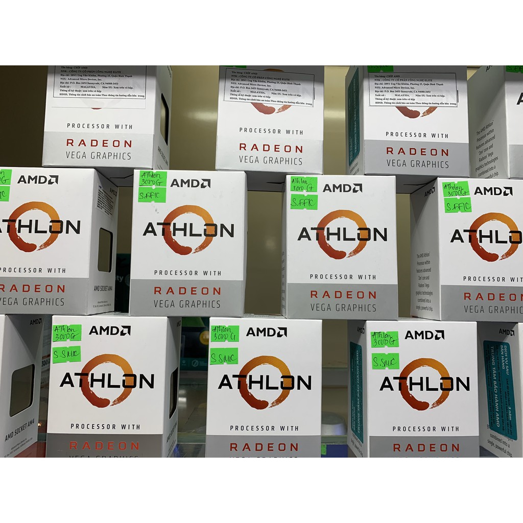 CPU AMD Ryzen Athlon 3000G (3.5Ghz/ 5Mb cache) | BigBuy360 - bigbuy360.vn