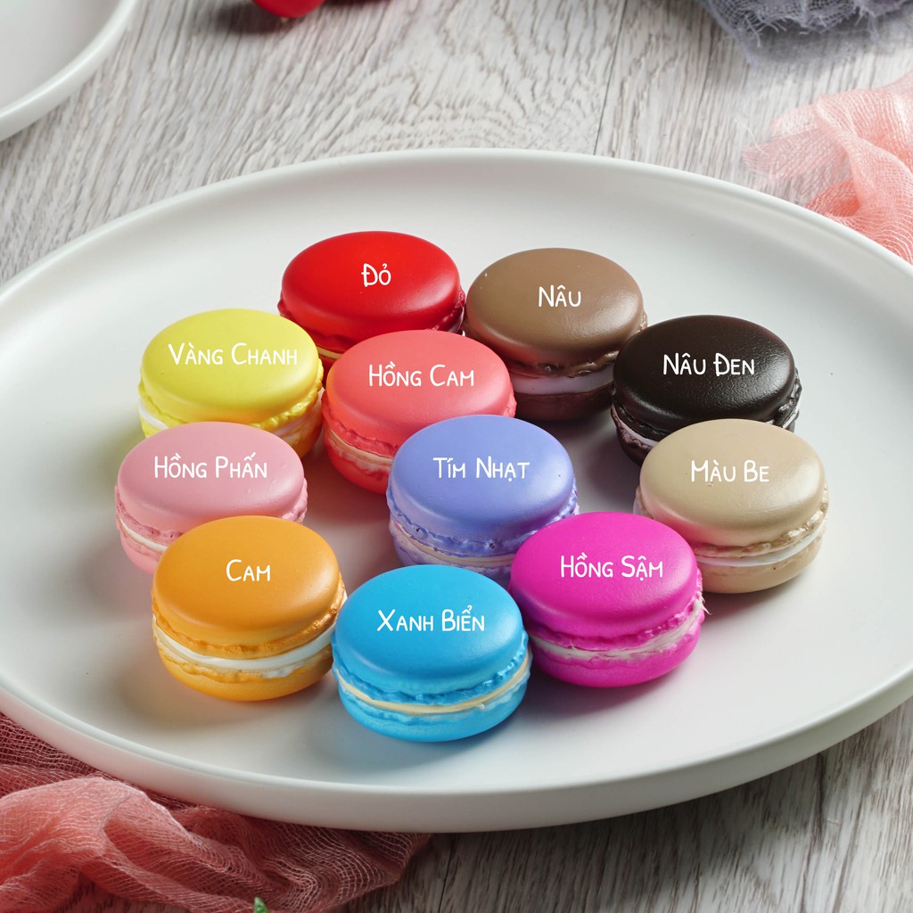 Bánh Macaron trang trí chụp ảnh (Hàng mô phỏng)