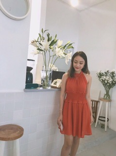 Đầm xòe chít eo - Thanh lý nghỉ bán