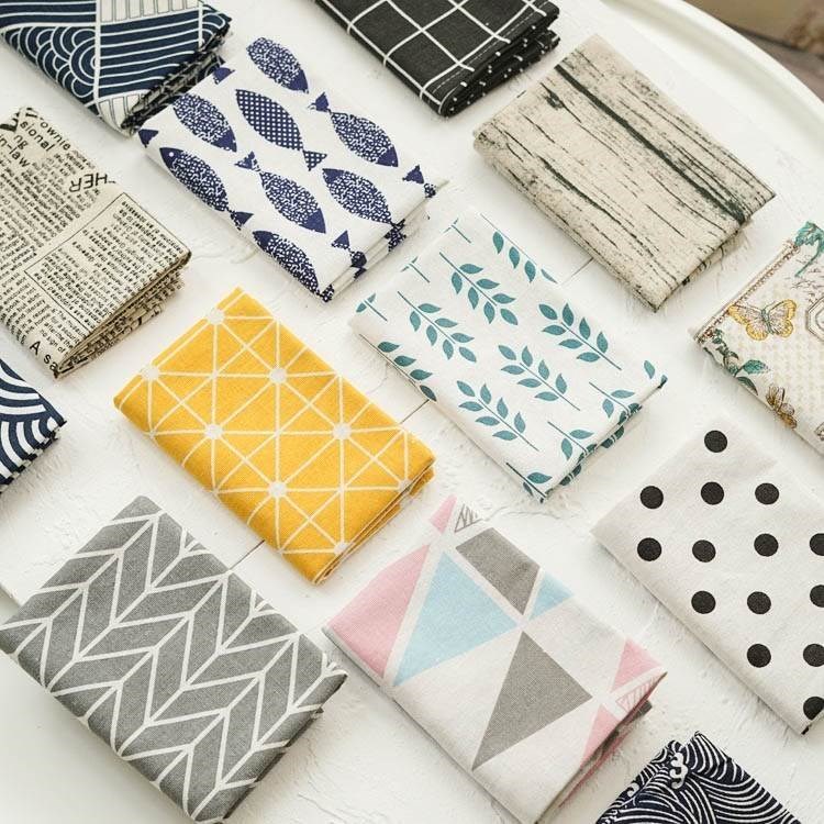 Khăn Trải Bàn Bằng Vải Lanh Cotton 4 Kích Thước Nhiều Họa Tiết Tùy Chọn
