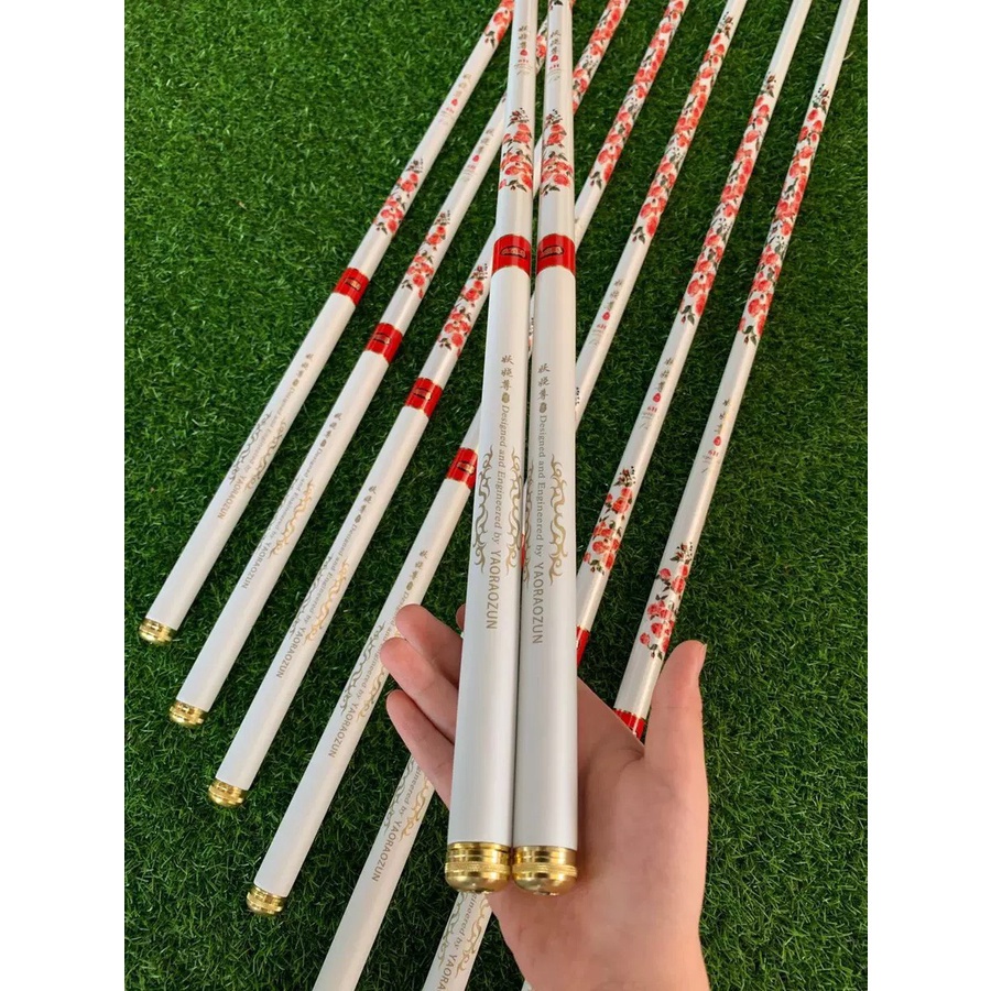 Cần Yêu Kiều Tôn, cần Bạch Hồng, độ cứng 6H, tặng ngọn, phao, trục - Mika fishing