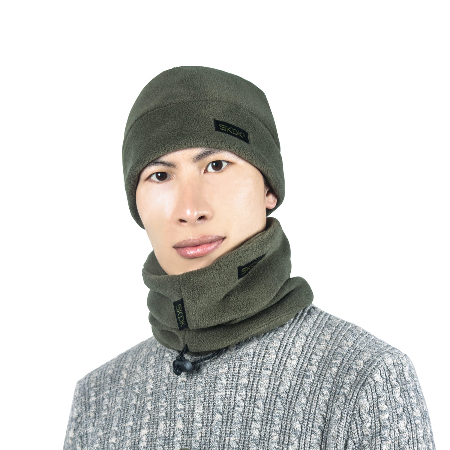 Mũ len dày dặn ấm áp phong cách quân đội cao cấp
