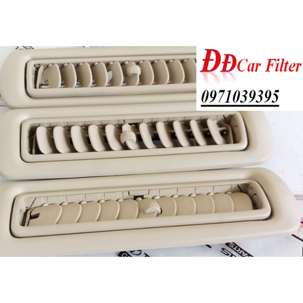 CỬA GIÓ ĐIỀU HOÀ TRẦN SAU XE TOYOTA INNOVA . OEM:  63610-0K010-E