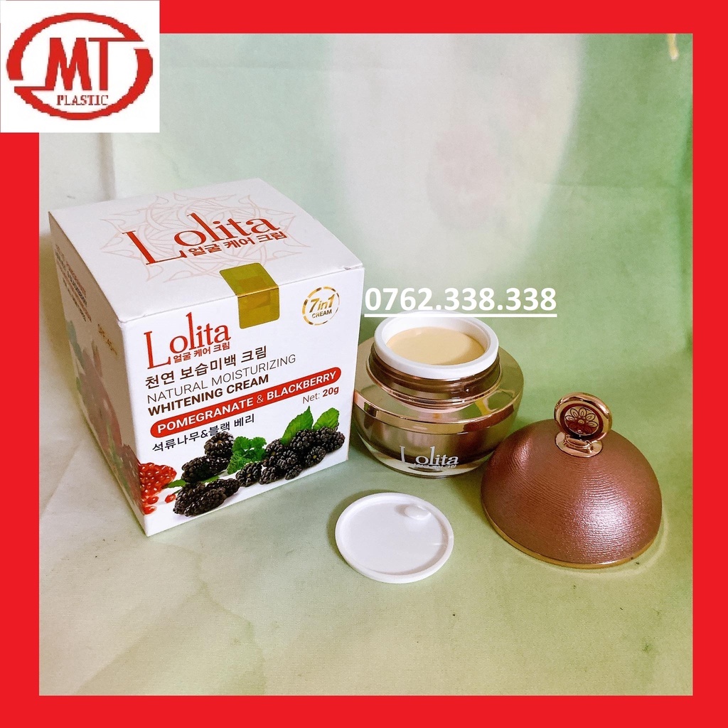 [chính hãng] kem lolita 7 in 1 đánh bay mụn nám siêu mịn da hộp 20g mẫu mới nhất