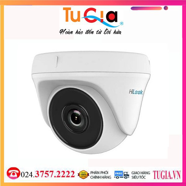 Camera giám sát HiLook bán cầu THCT123P,2MP/IR30M,2Y WTY_THCT123P Hàng chính hãng