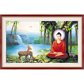 Tranh đính đá 5D , Tranh Phật  thích ca mau ni đính đá