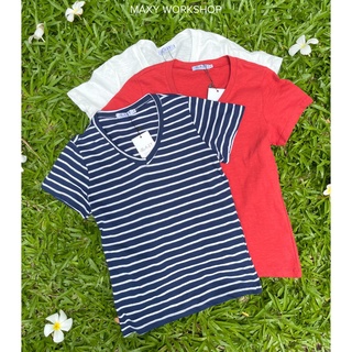 Áo thun cổ tim V neck basic tee Maxy Workshop