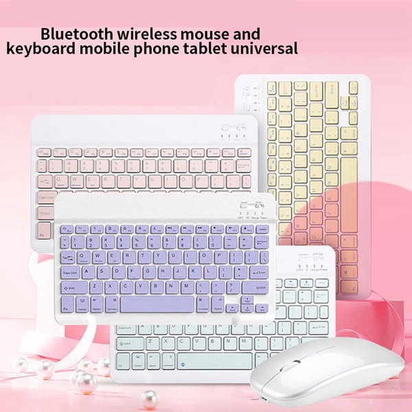 COMBO PHÍM CHUỘT BLUETOOTH KHÔNG DÂY MINI ( MÀU NGẪU NHIÊN )