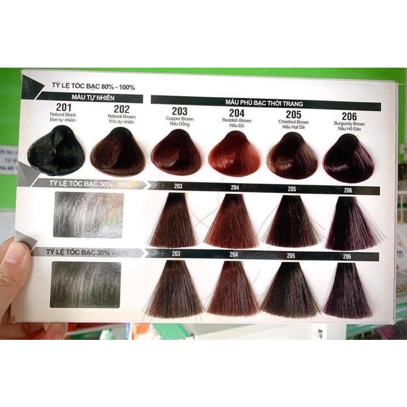 Nhuộm phủ bạc young