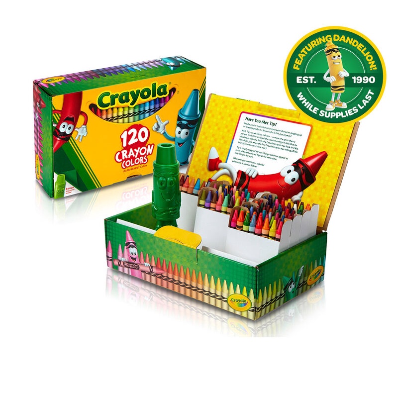 Bộ 120 bút sáp màu Crayola - 526920