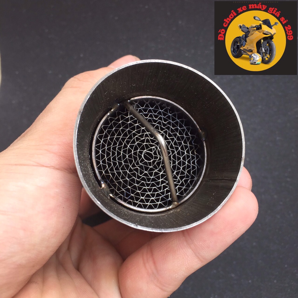 Tiêu giảm thanh cho pô độ Leovince-Akapovic, tiêu trong tổ ong pô xe máy họng 51mm