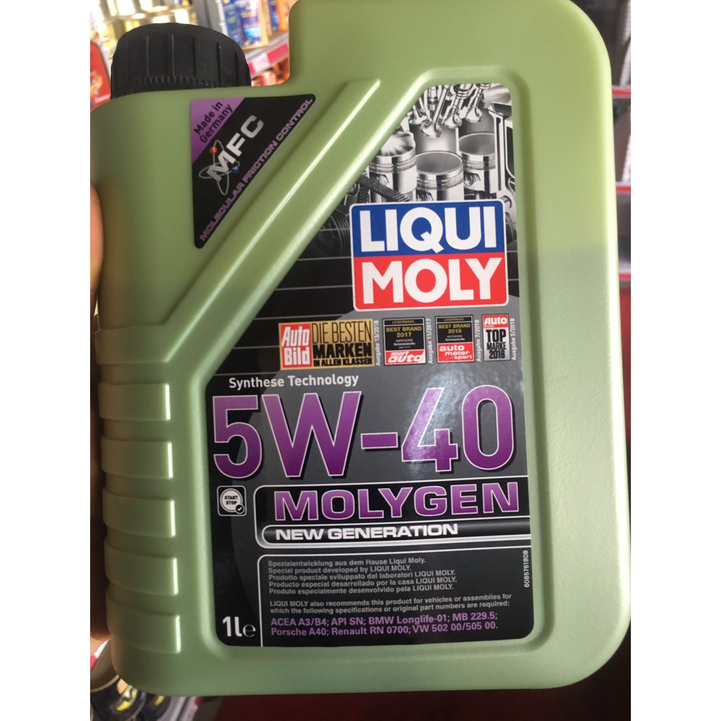 Dầu nhớt Liqui Moly Molygen 5W40 nhập khẩu ĐỨC