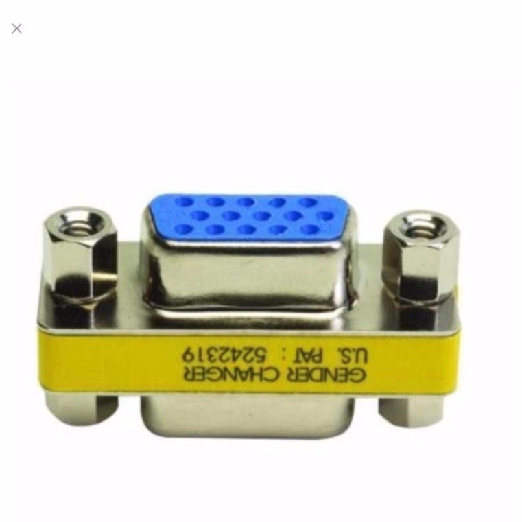 Đầu nối VGA 2 đầu âm 15 lỗ 3 hàng đầu nới vga 15l 3h
