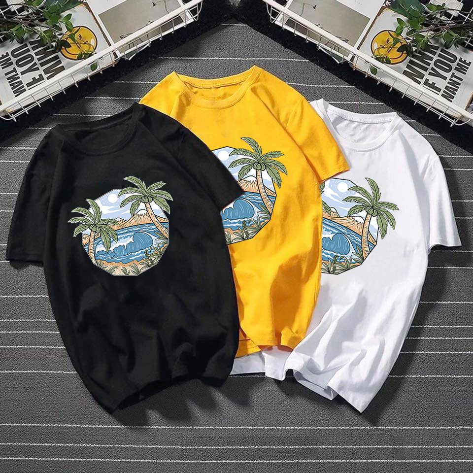 Áo thun nữ form rộng in họa tiết hoạt hình vải dày mịn TEEW435