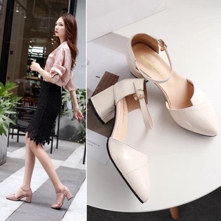 Giầy 5 phân mõm nhọn