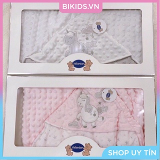 Chăn ủ lông siêu mềm cho bé Valiantier 75*75 cm