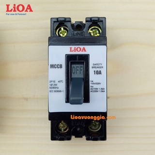 Cầu dao tự động an toàn APTOMAT LiOA 10A loại 2 cực 2 tiếp điểm