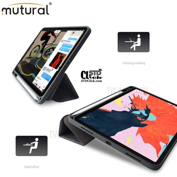 BAO DA IPAD PRO 11 2018 MUTURAL CÓ KHE BÚT CHÍNH HÃNG HÀNG CHUẨN | BigBuy360 - bigbuy360.vn