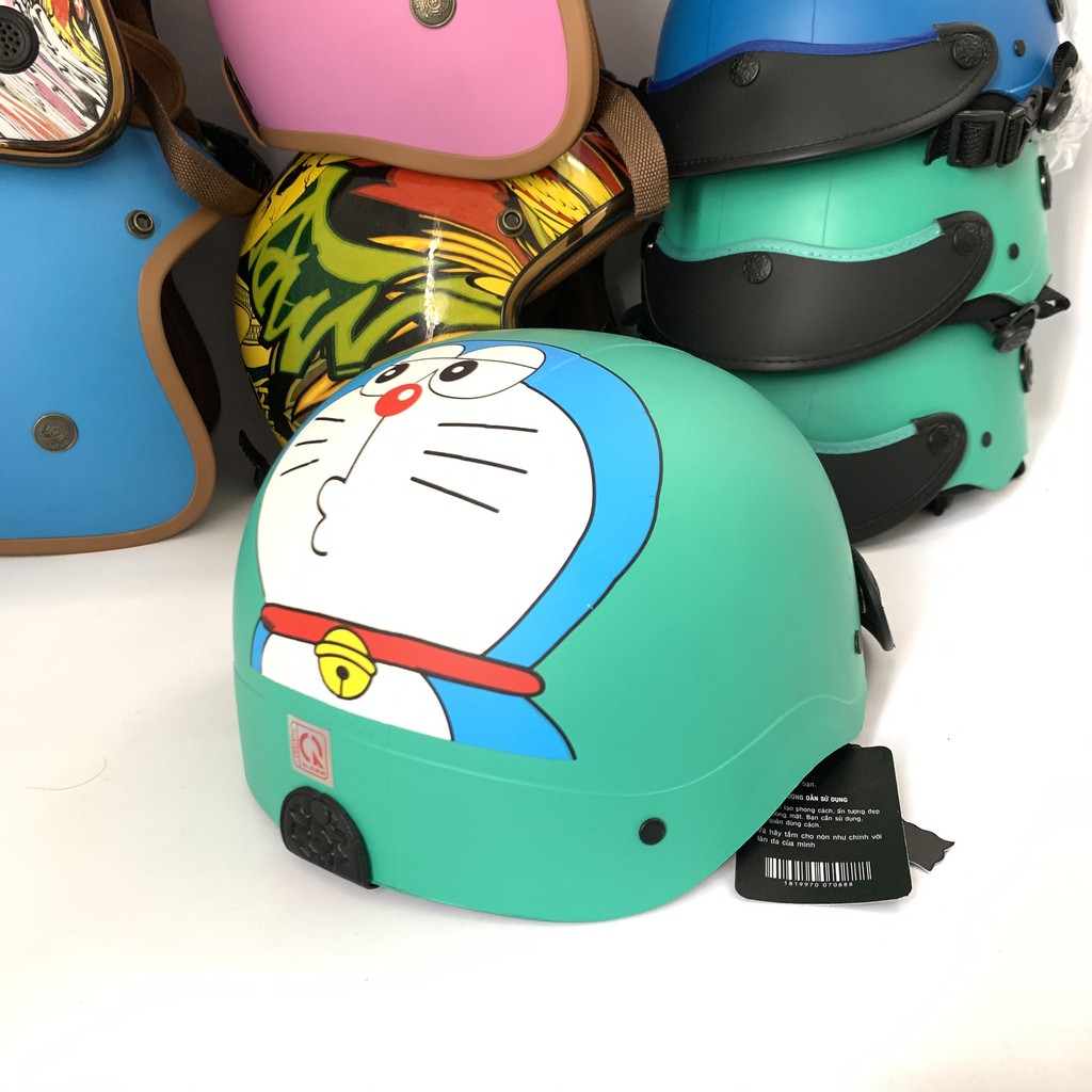 Mũ Bảo Hiểm LS Họa Tiết Doraemon Đễ Thương