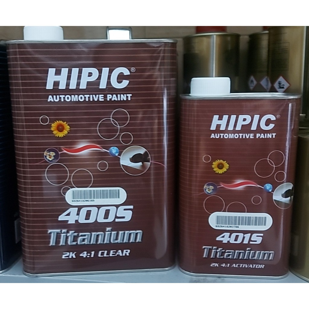 Sơn bóng 2K Hipic 400S Bóng 4 lít Cứng 1 lít