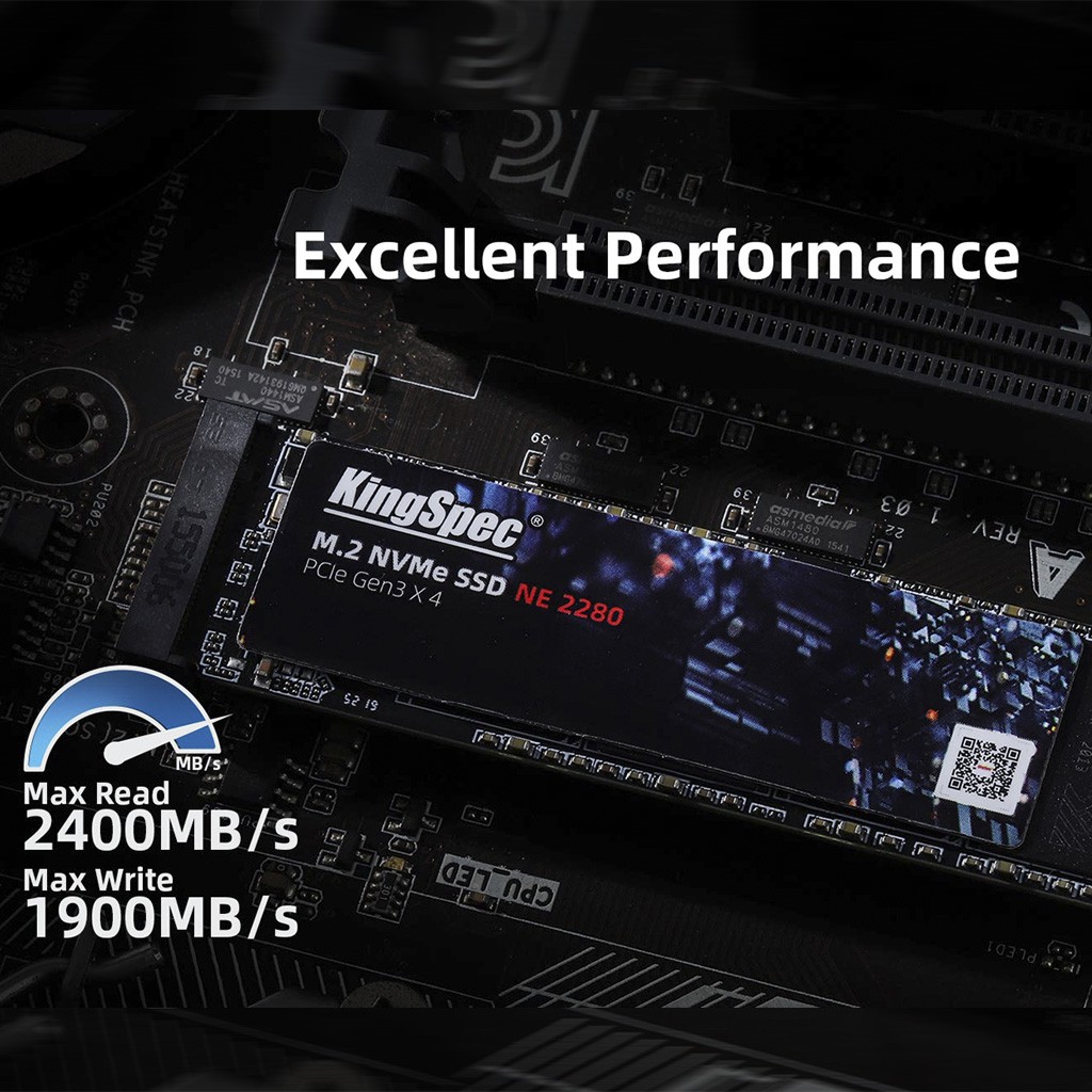 Ổ cứng SSD M2 NVMe KingSpec 128Gb 256Gb 512Gb 1Tb M.2 PCIe | NX series NE 2280 | BigBuy360 - bigbuy360.vn