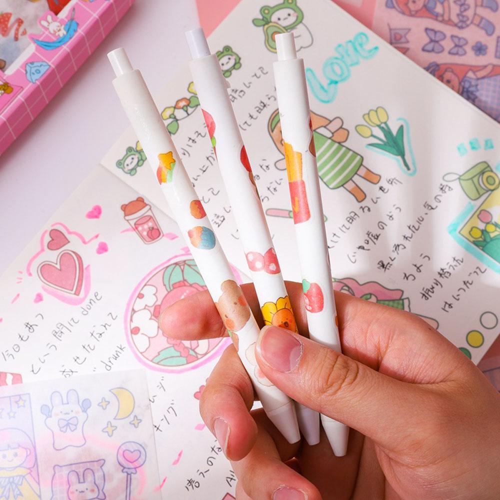 PEWANY Bộ Nhãn Dán Họa Tiết Hoạt Hình Xinh Xắn Trang Trí Hộp Quà