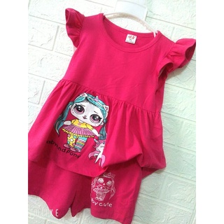 Đồ bộ bé gái 8-20kg chất cotton