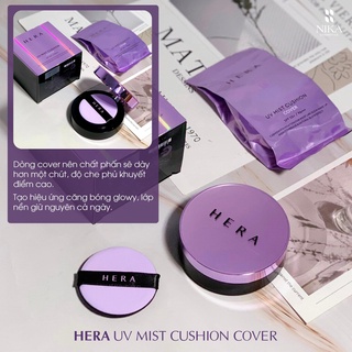 Cushion Hera UV Mist Cover Cushion SPF 50 PA+++ highend kiềm dầu che phủ cao [Nika Cosmetics]