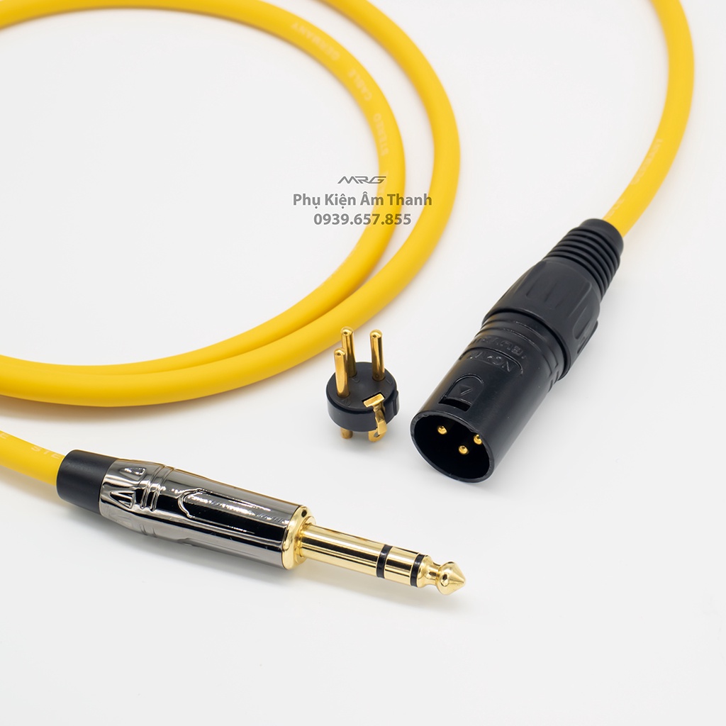 Dây Balance jack 6.5mm stereo ra canon đực , dài 1met 3met 5met, giá bán 1 dây.