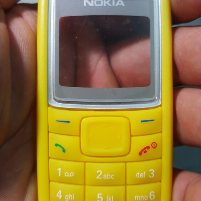 Vỏ vàng nokia 1110i màu vàng