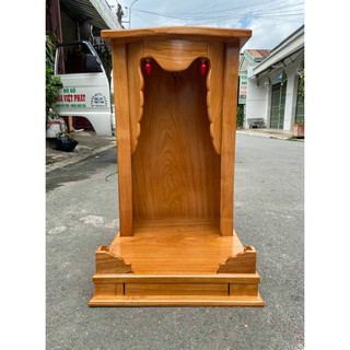 Bàn thờ thần tài ông địa gỗ gõ đỏ 48 x 81CM