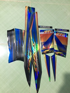 Tem sirius 110 xanh đen crom