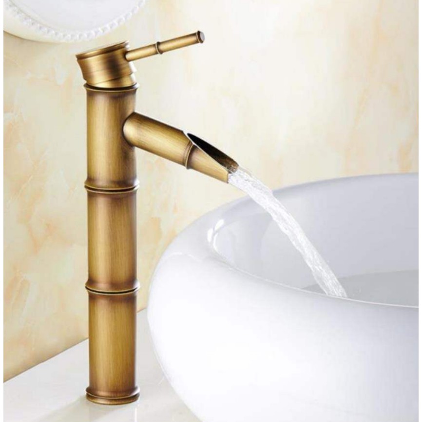 Vòi Lavabo cao giả cổ nóng lạnh cao cấp MS8 | BigBuy360 - bigbuy360.vn