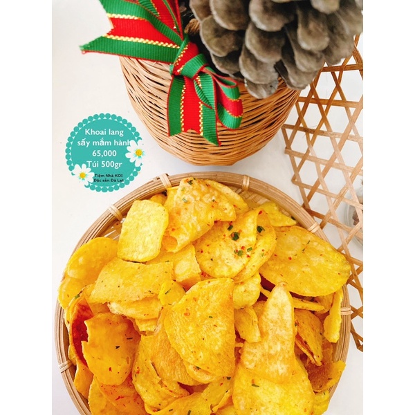 Khoai Lang Sấy Mắm Hành/500gr - Đặc sản Đà Lạt