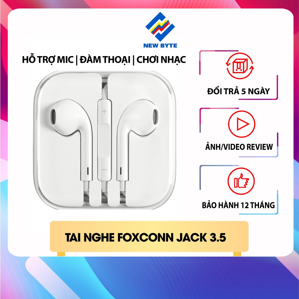 Tai nghe có dây , tai nghe nhét tai IP earpods jack 3.5 cho điện thoại iphone 6/6s/6plus/6splus có mic đàm thoại