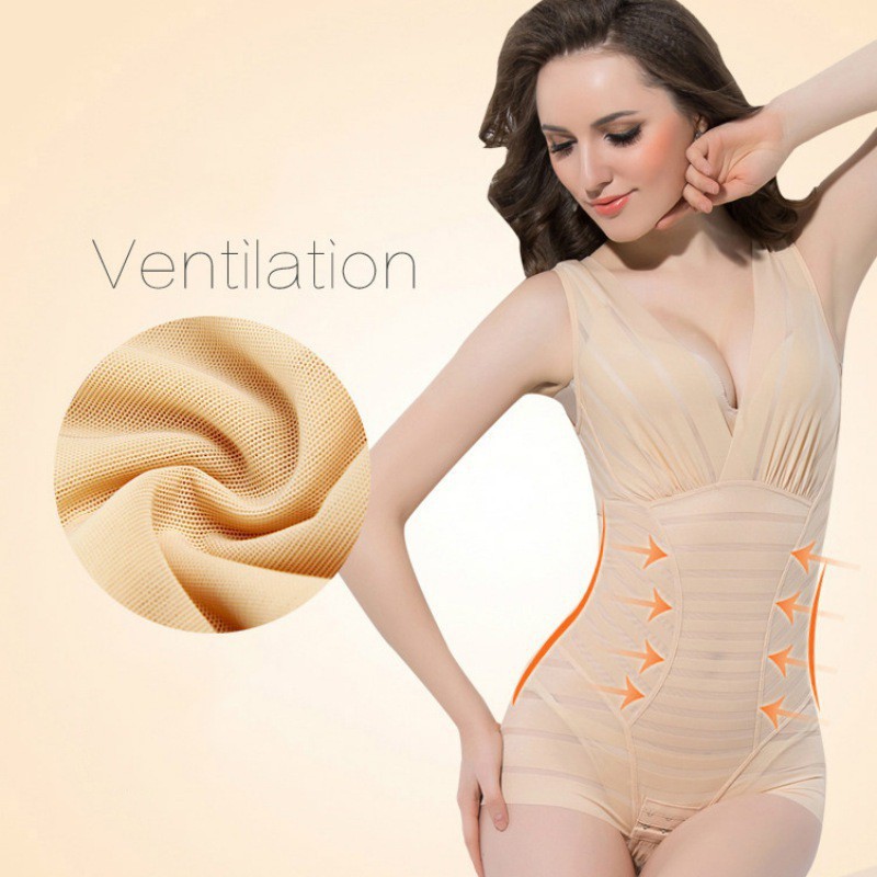 Áo gen liền quần định hình cơ thể thon gọn