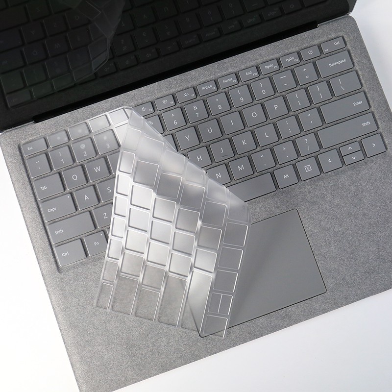 Tpu Tấm Lót Bảo Vệ Bàn Phím Máy Tính laptop microsoft surface laptop 3 / 4 / 5 version 13.5 15 inch Bằng tpu Trong Suốt Tiện Dụng