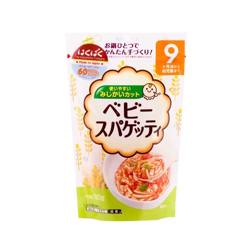 Mì somen tách muối Hakubaku cho bé ăn dặm