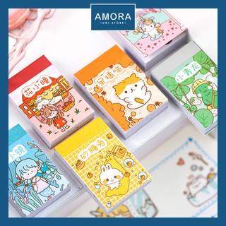 Small Meatball Sticker - 50 hình khác nhau - nhãn dán dễ thương - Amora UNI