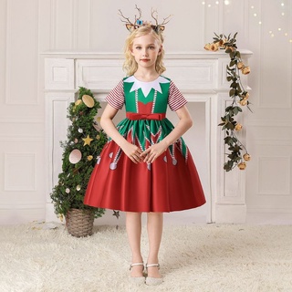 Oder váy noel kèm bờm bé gái
