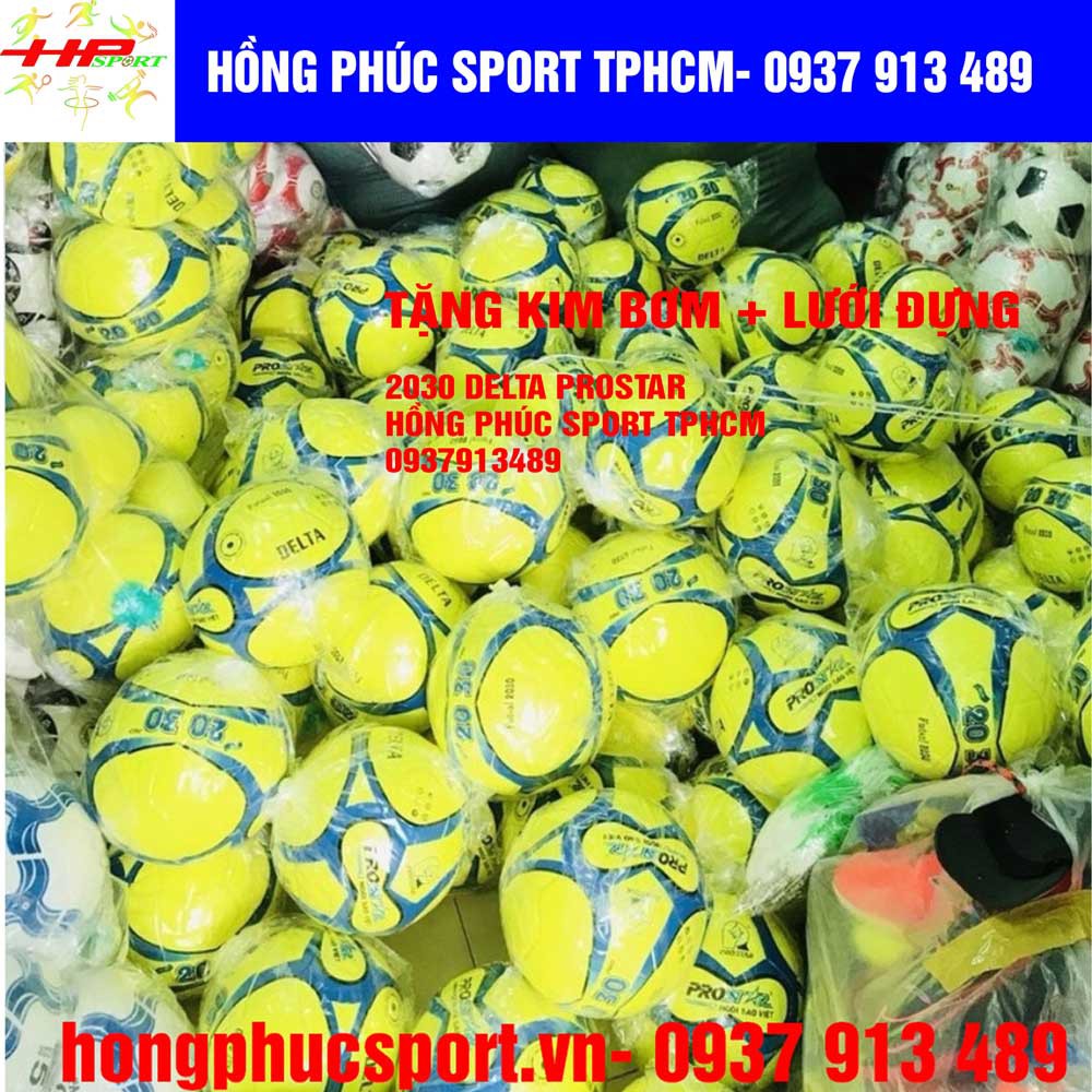 [SALE SỐC] Quả bóng đá futsal 2030 Delta Vàng ProStar sân cỏ nhân tạo chính hãng