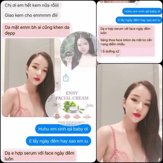Kem Dưỡng Trắng Da Enny